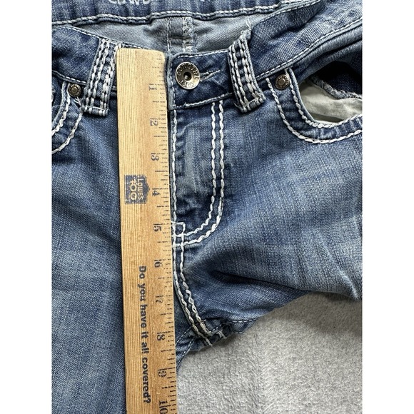 Cowgirl Tuff Jeans Womens 29 Blue Denim Bootcut Cowgirl Western Normcore Ladies* - Picture 10 of 14
